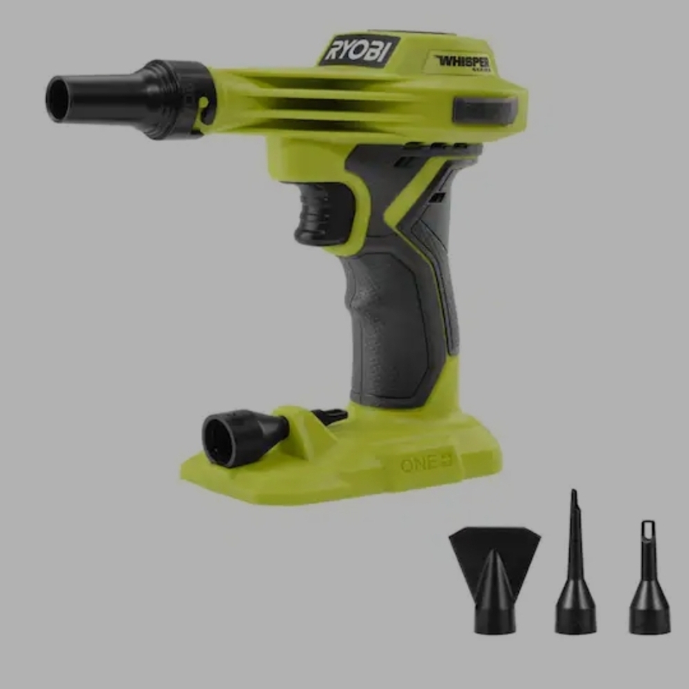 RYOBI Whisper Series Cordless Air Blower - Neon Green & Black